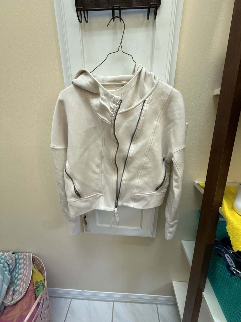 CALIA by Carrie Underwood Asymmetrical Zip-Up Athleisure Hoodie